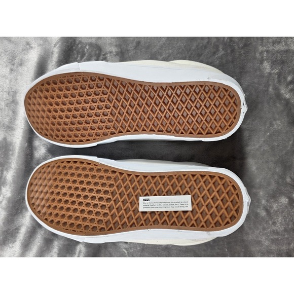 Vans‎ Chukka Push Mens Sz 9.5 White Green Canvas Casual Skate Shoes Sneakers NIB - Picture 6 of 8